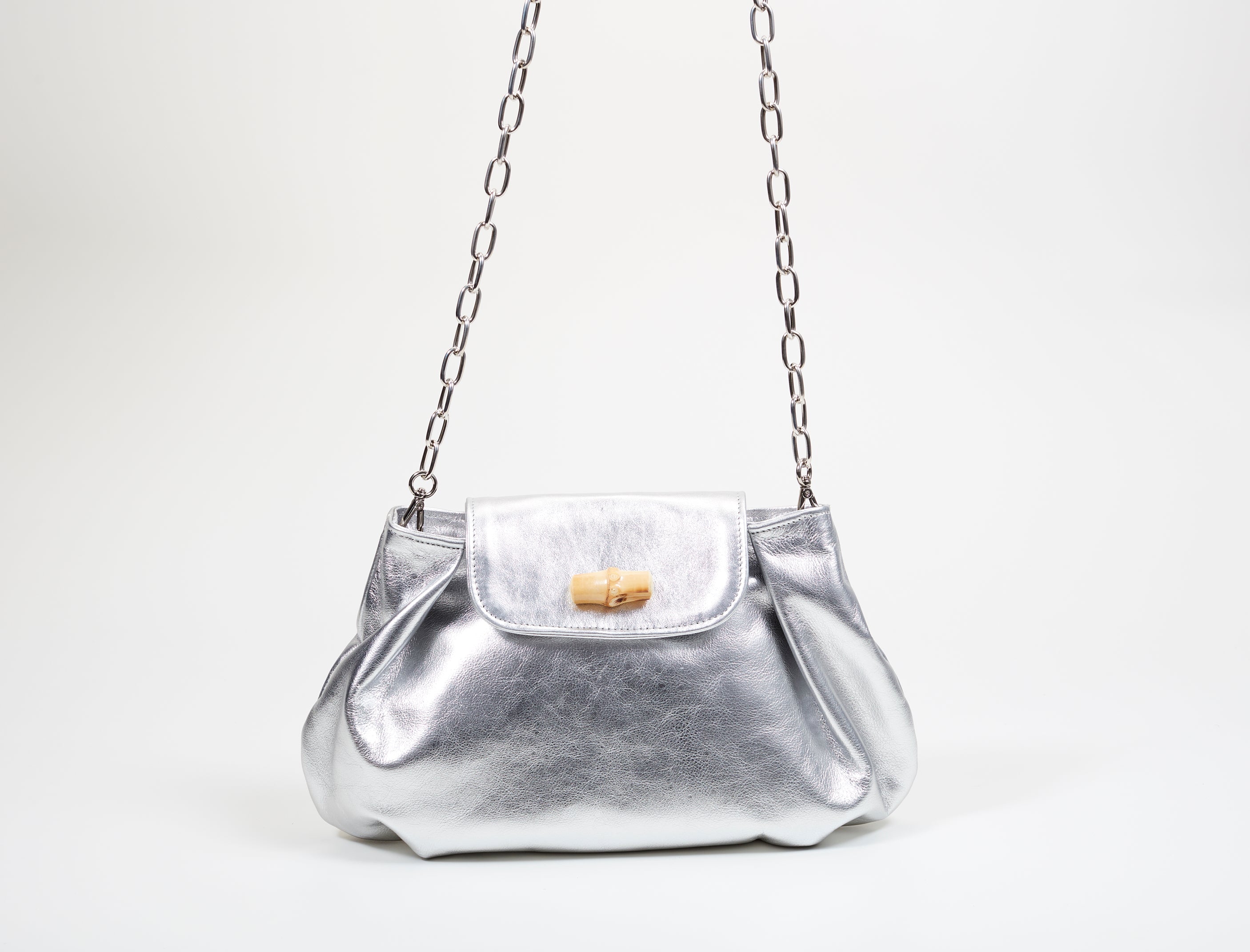 BOLSA DOMINIQUE G SOFT METALIZADO