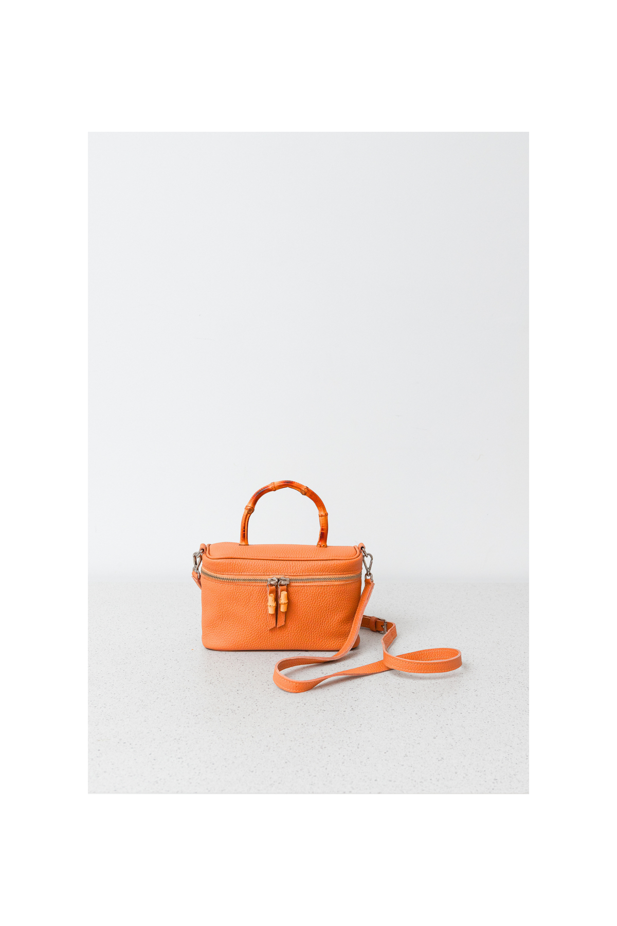 BOLSA LISETTE  COURO GRANULADO