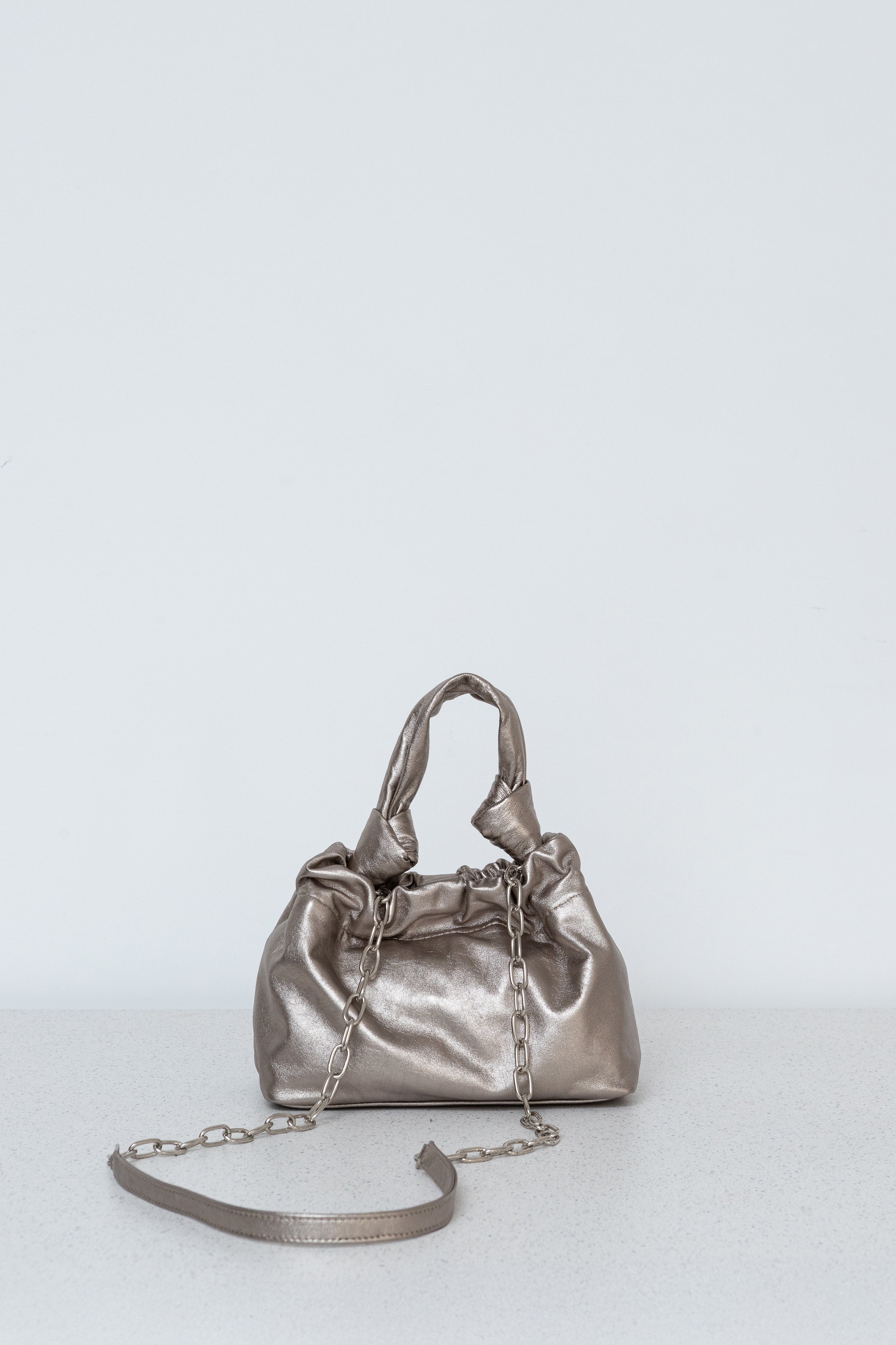 BOLSA SOPHIE SOFT METALIZADO