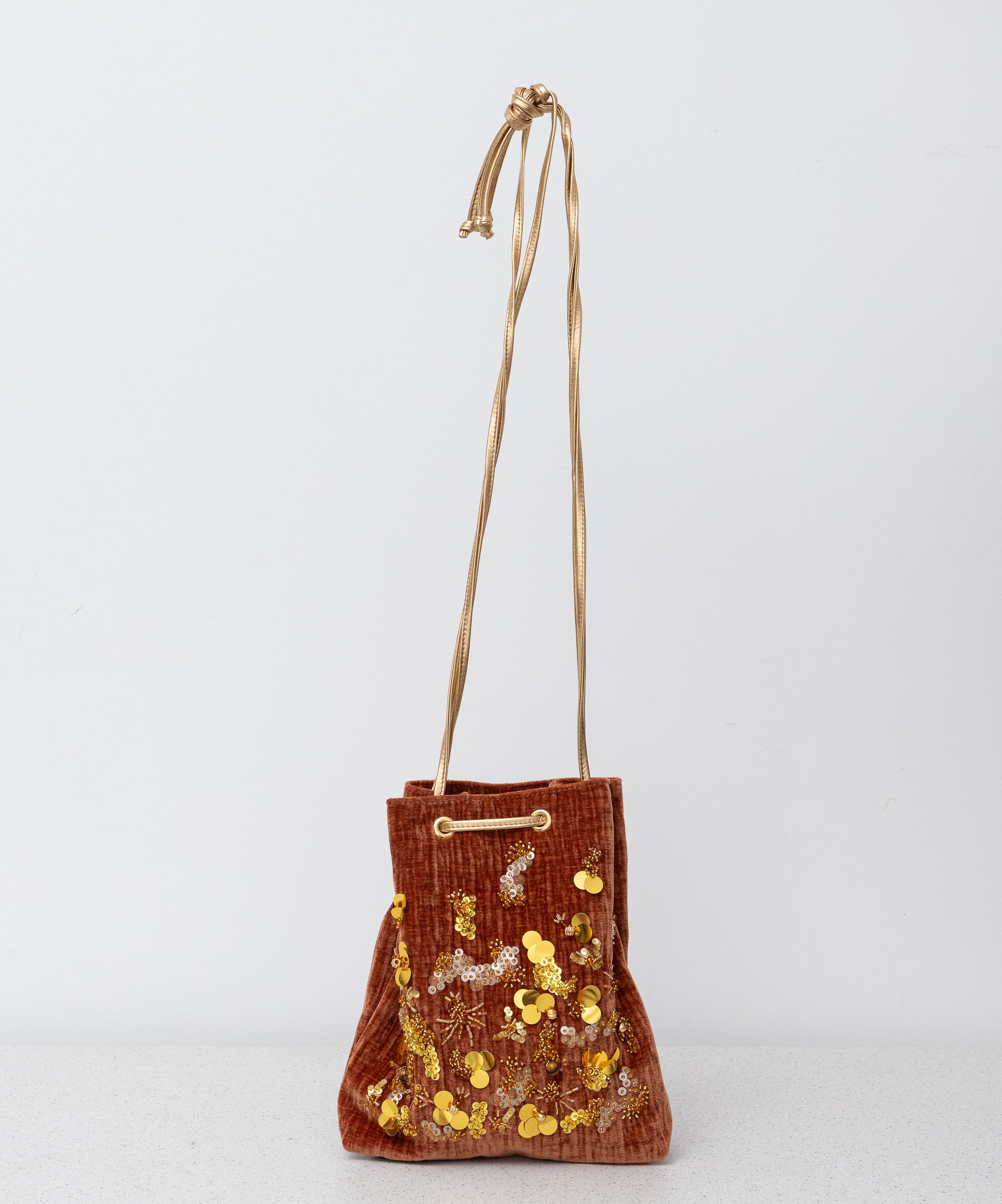 BOLSA DIVA VELUDO DEVORE