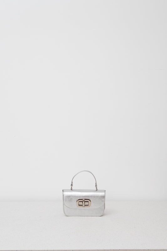 BOLSA LAURETTA COURO METALIZADO