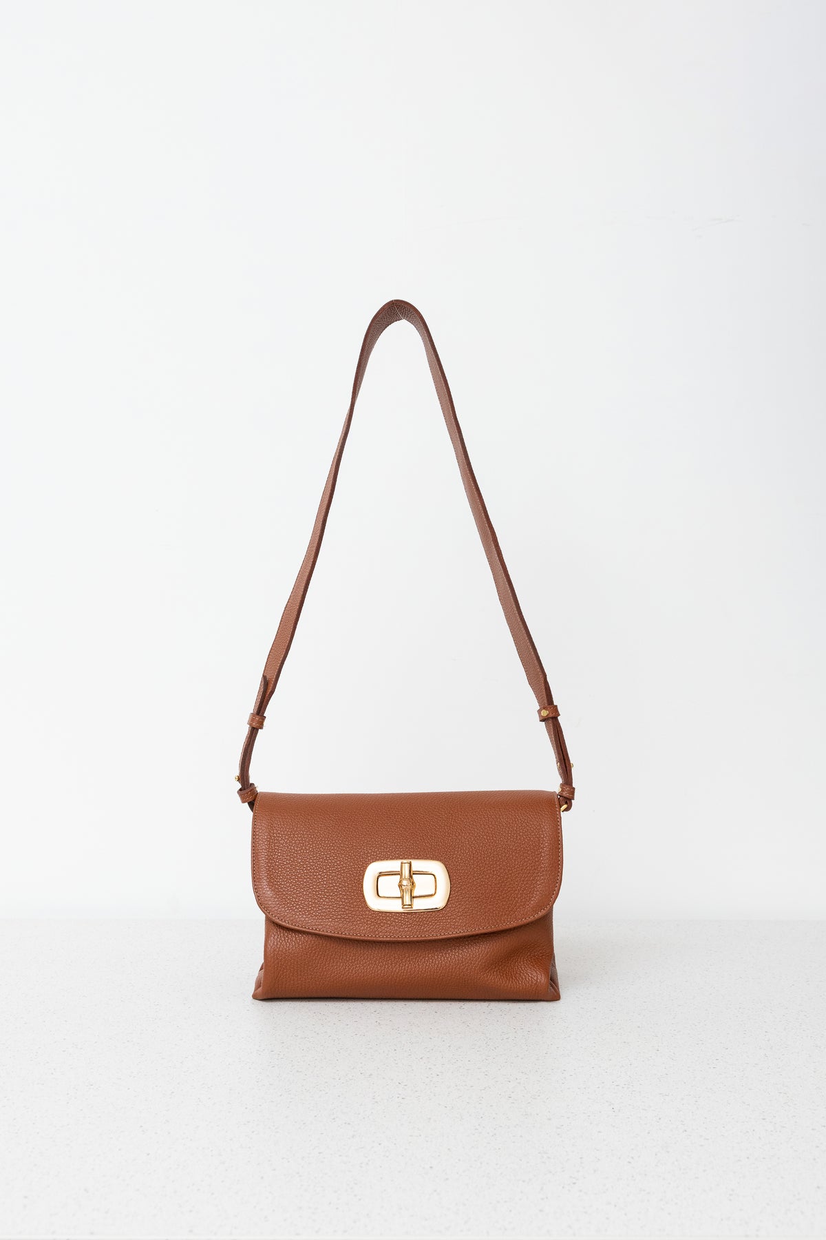 BOLSA LUCIA COURO GRANULADO