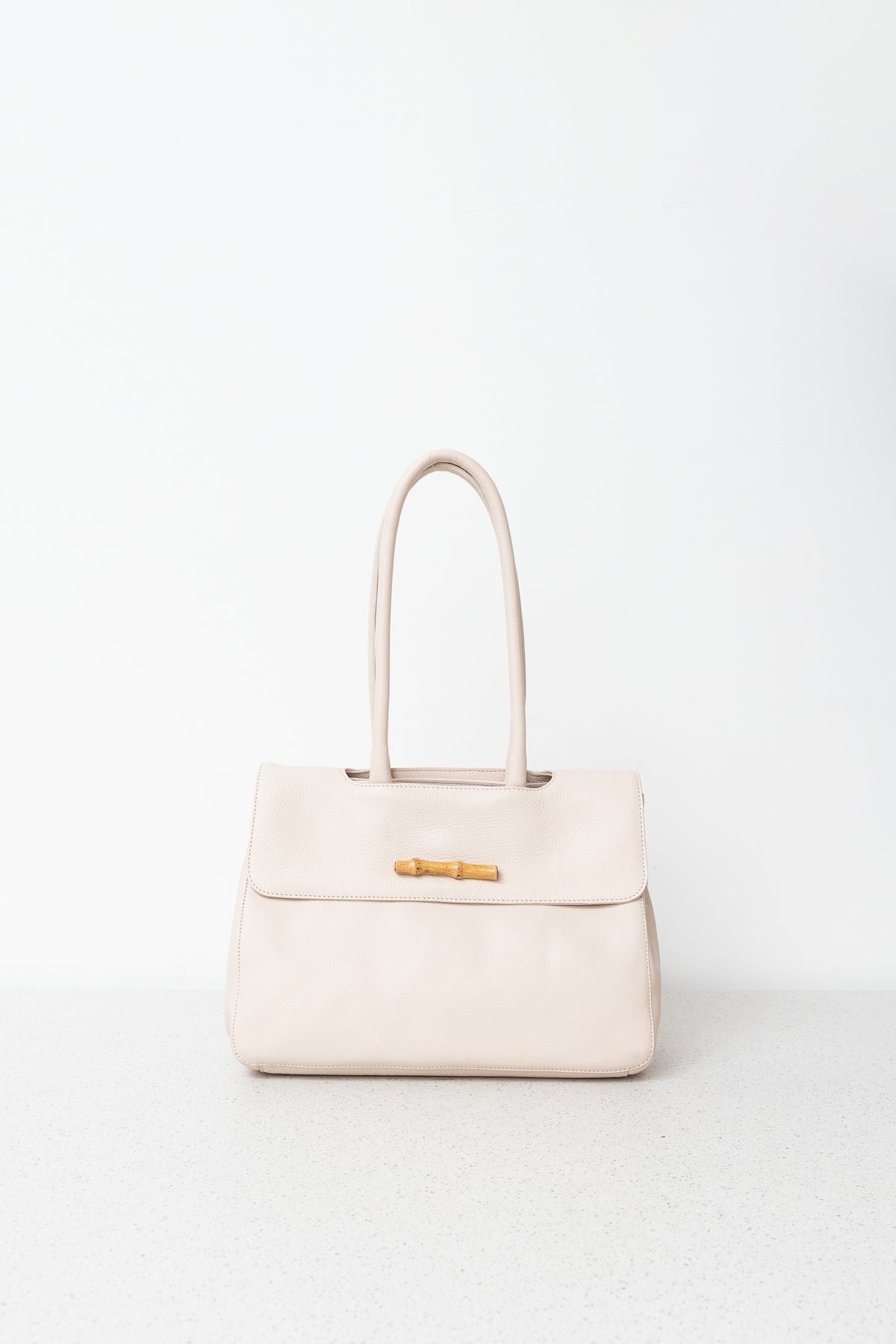 BOLSA ST. HONORÉ P  COURO NATURAL