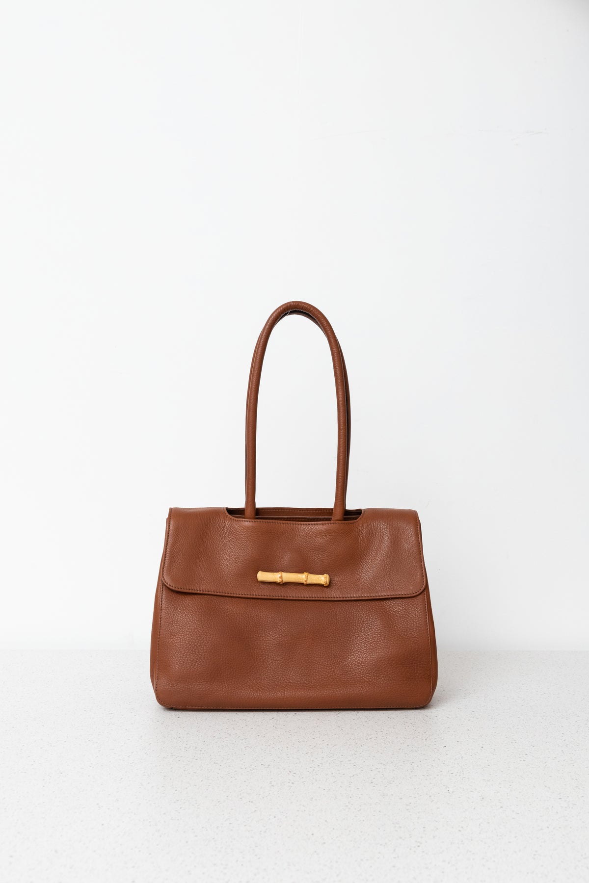 BOLSA ST. HONORÉ P  COURO NATURAL