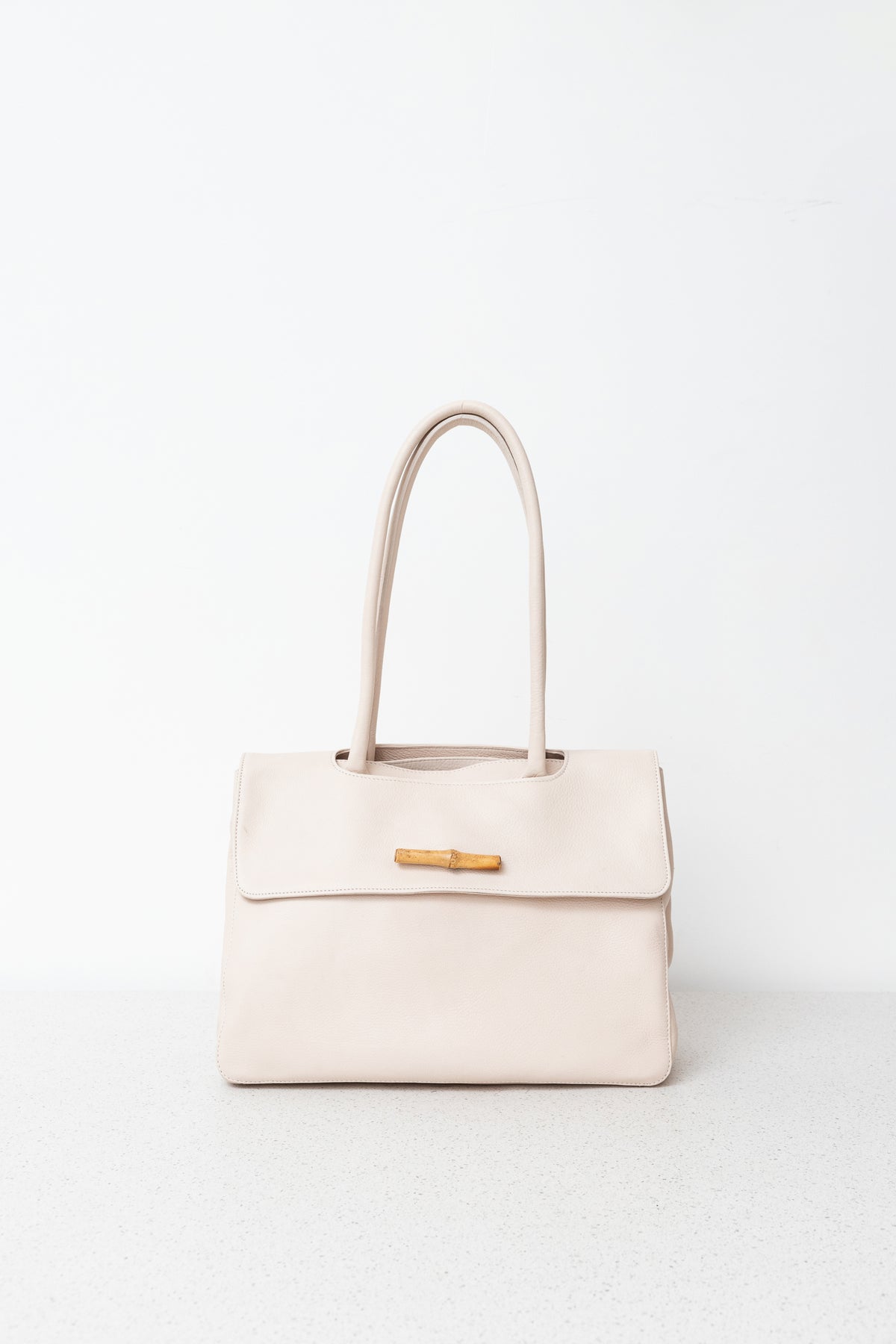 BOLSA ST. HONORÉ G COURO NATURAL
