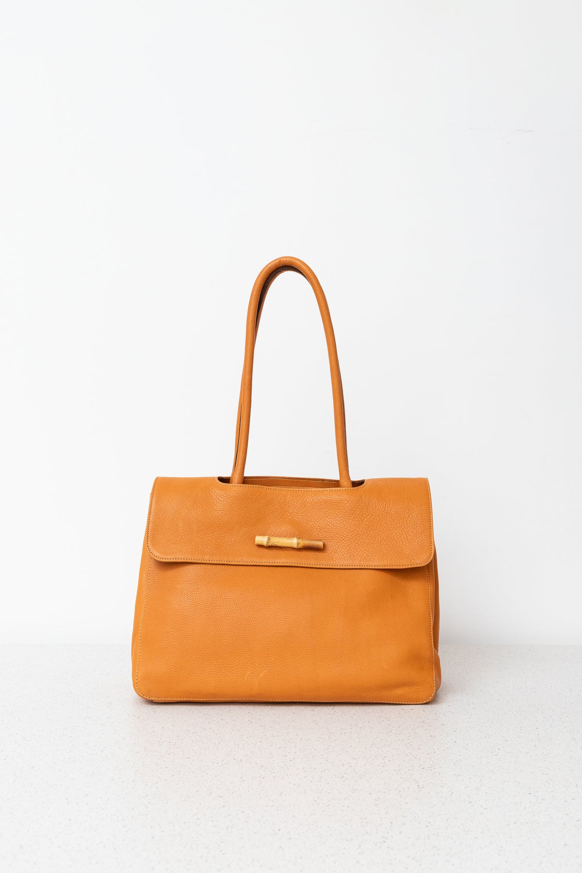 BOLSA ST. HONORÉ G COURO NATURAL
