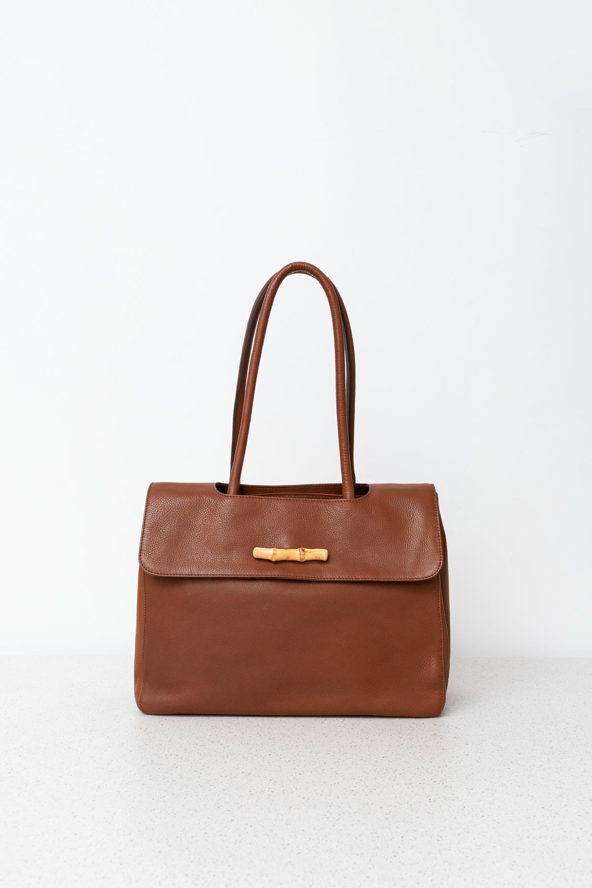 BOLSA ST. HONORÉ G COURO NATURAL
