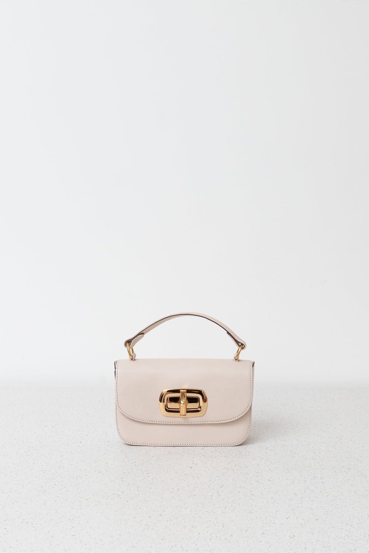 BOLSA LAURETTA COURO NATURAL