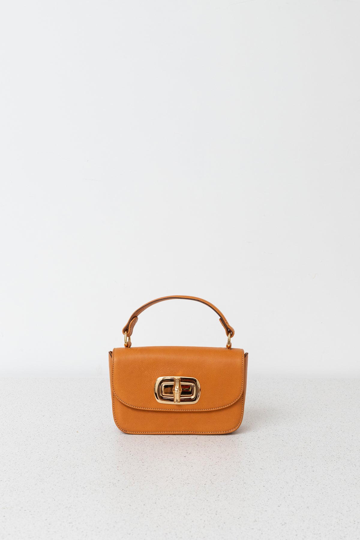 BOLSA LAURETTA COURO NATURAL