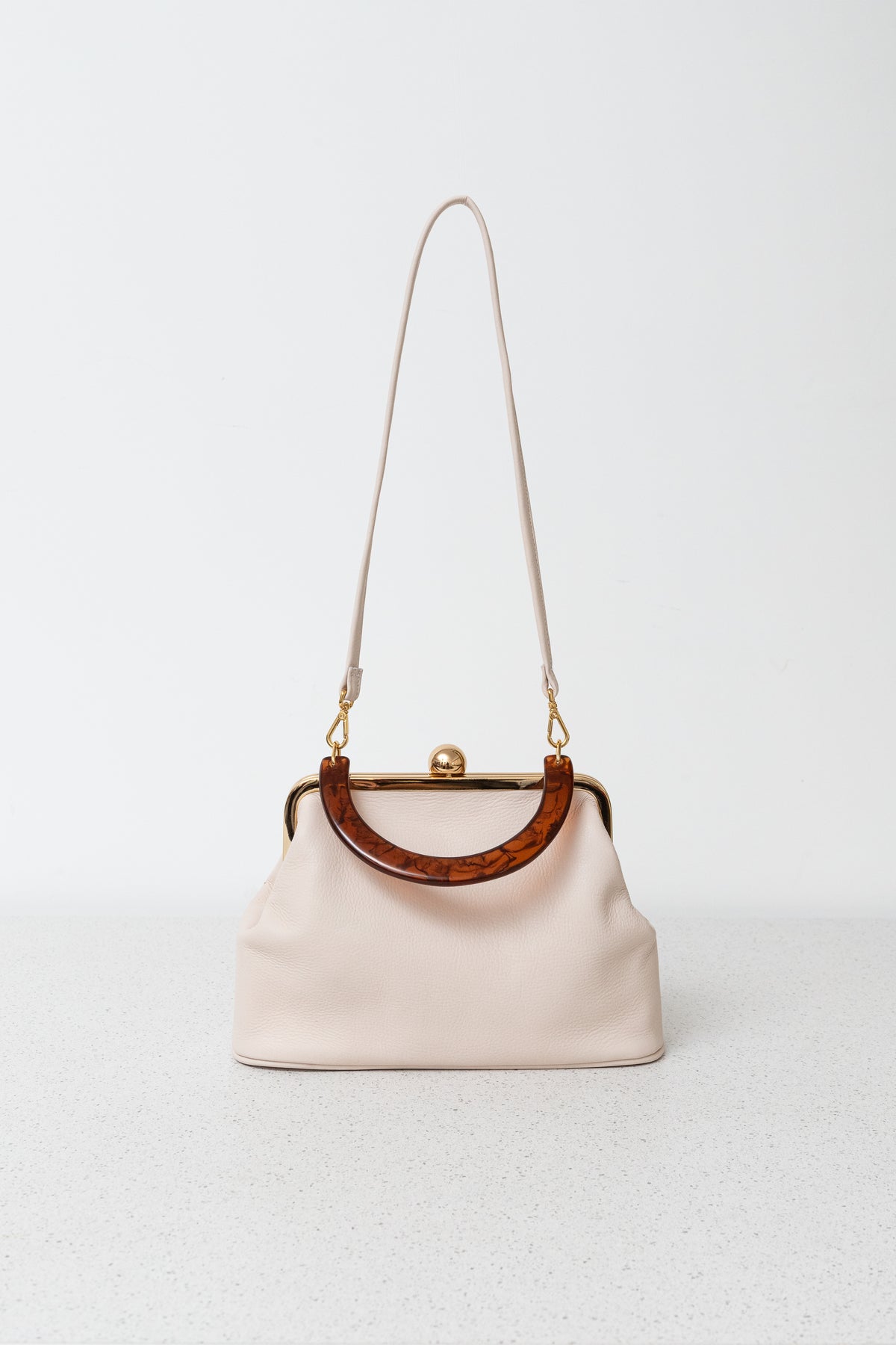 BOLSA FANNY COURO NATURAL