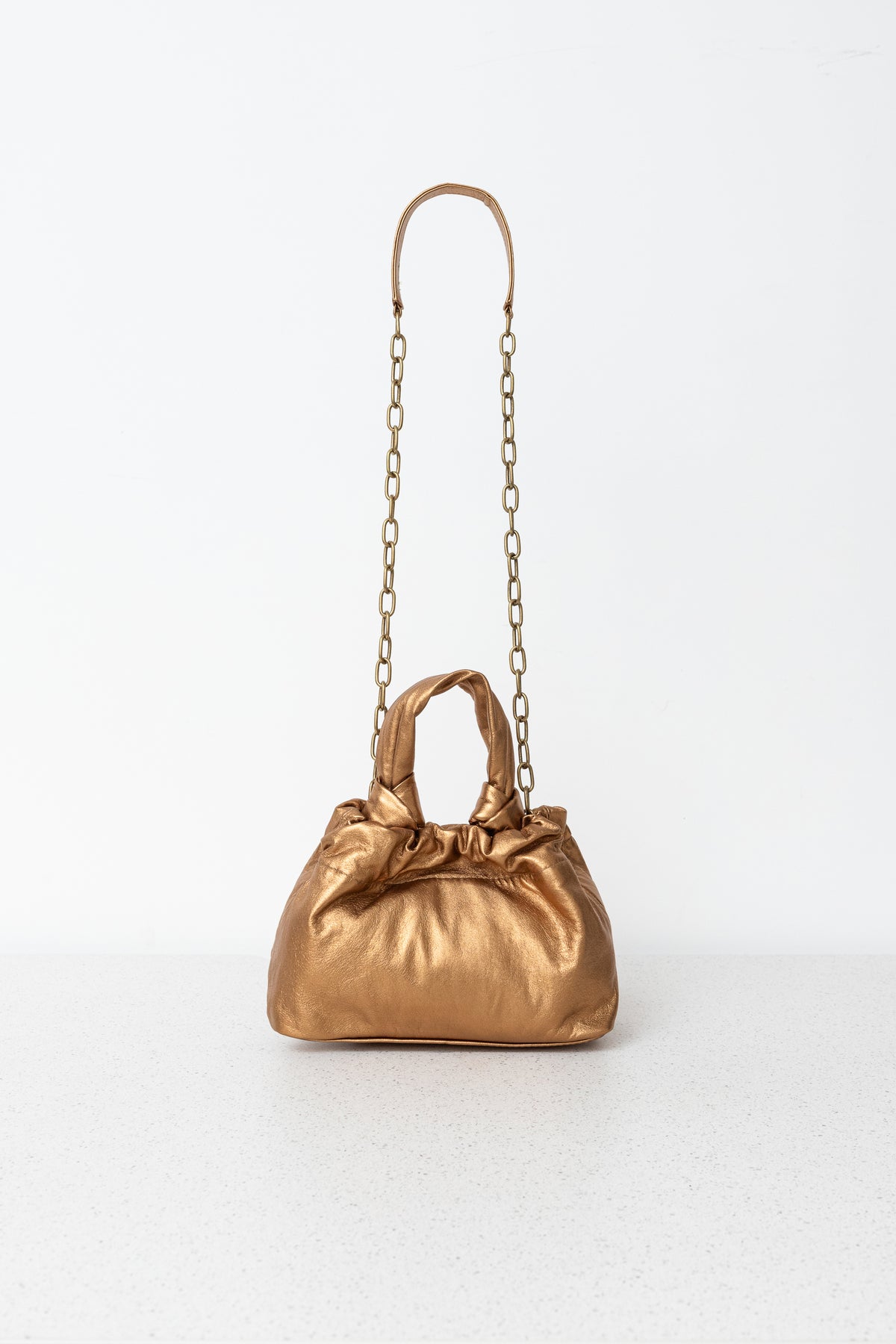 BOLSA SOPHIE SOFT METALIZADO