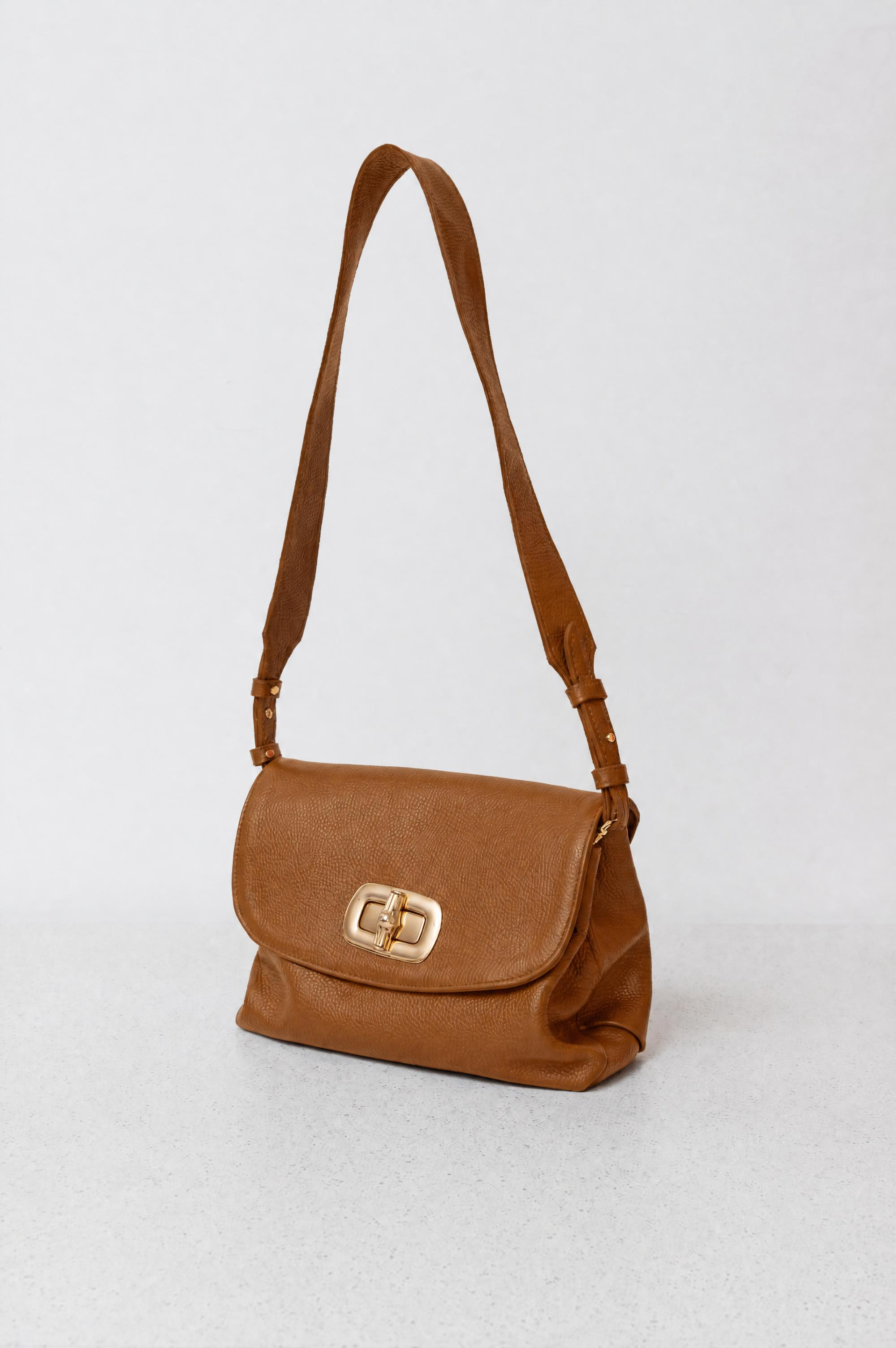 BOLSA LUCIA COURO GRANULADO