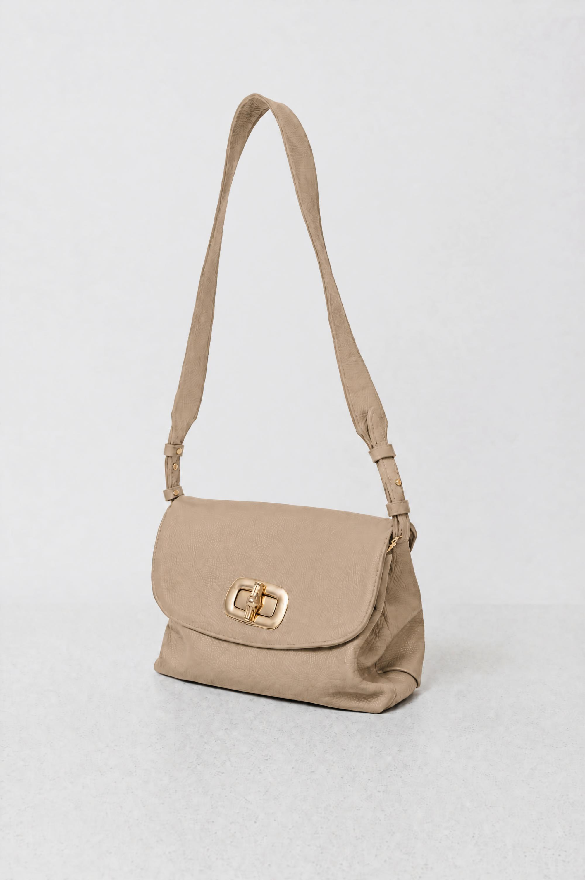 BOLSA LUCIA COURO GRANULADO